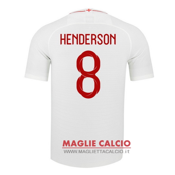 nuova maglietta inghilterra 2018 henderson 8 prima